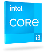insignia del procesador Intel i3