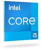 insignia del procesador Intel i5