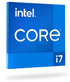 insignia del procesador Intel i7